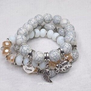 043 Boho Handmade Bracelet Multilayer Beads
